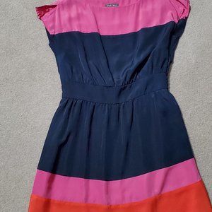 Tricolor Roz & Ali Size 12 Dress